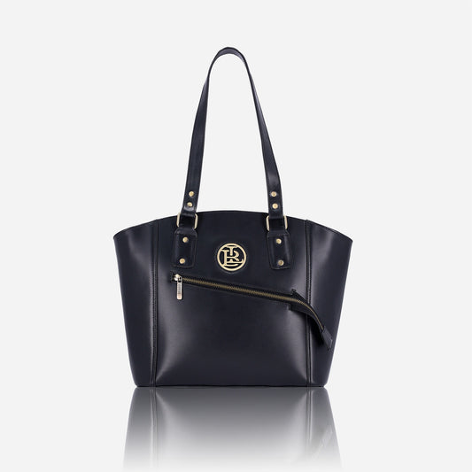 Corporate Black Leather Handbag